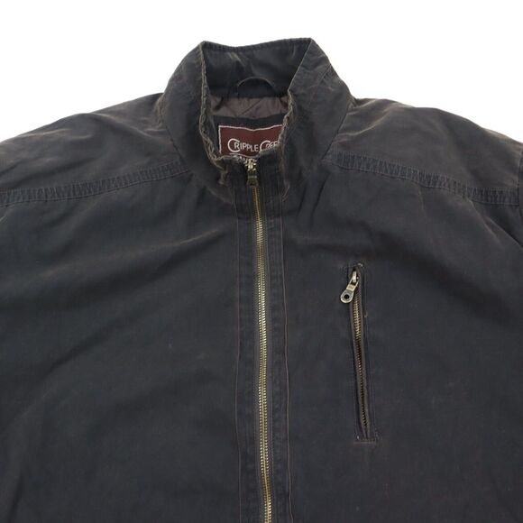 Cripple Creek Ranchwear Men's Insulated Jacket Brown Full Zip size 2XL XXL - Picture 3 of 6
